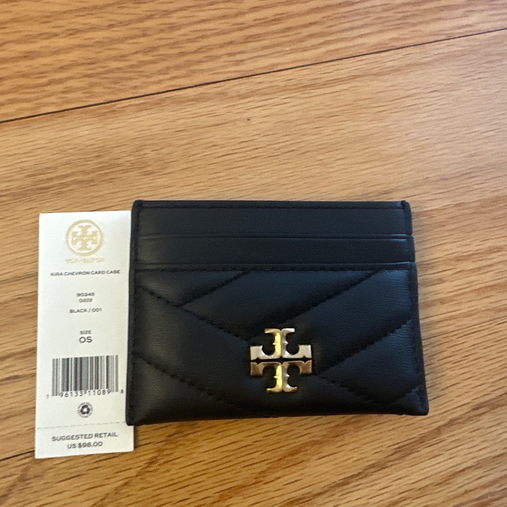 Tory Burch Chevron Card Case